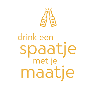 Voorbeeld: drink een spaatje met je maatje